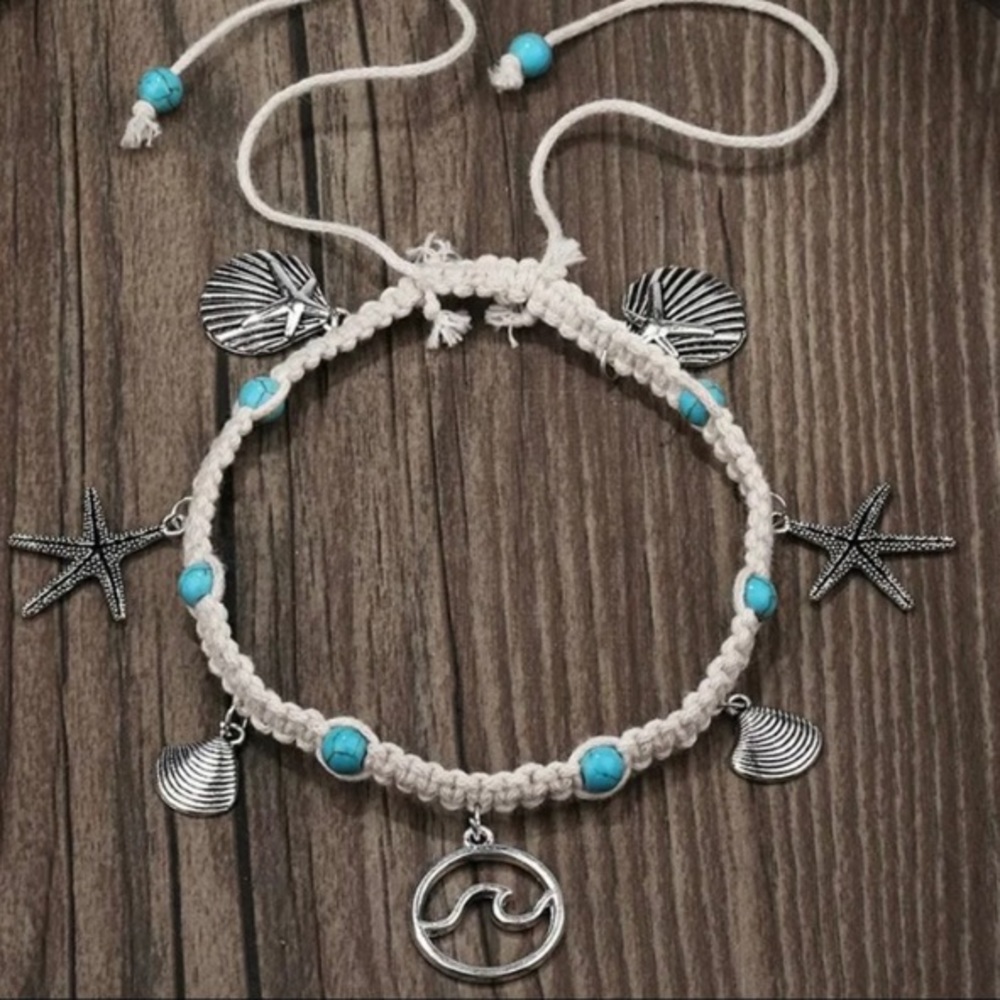 🦀🐬 Beach 🌴 Anklet 🌊🐠